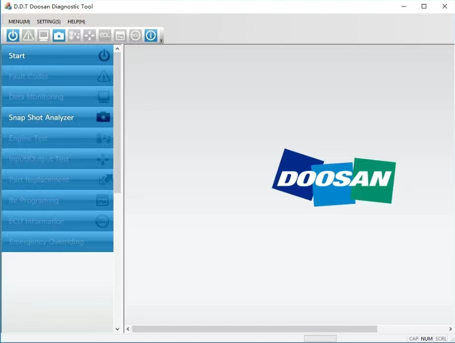 doosan diagnostic connector Doosan Excavator Inspection Diagnostic Tool DDT SCR DPF G2 Scan DCU ECU DMS-5 Software V2023.11 - TruckdiagMall