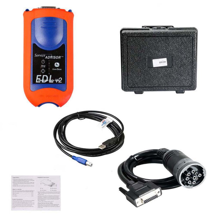 V5.3.225 AG+ CF Software John Deere Service Advisor EDL V2 Electronic Data Link Truck Diagnostic Tool - TruckdiagMall