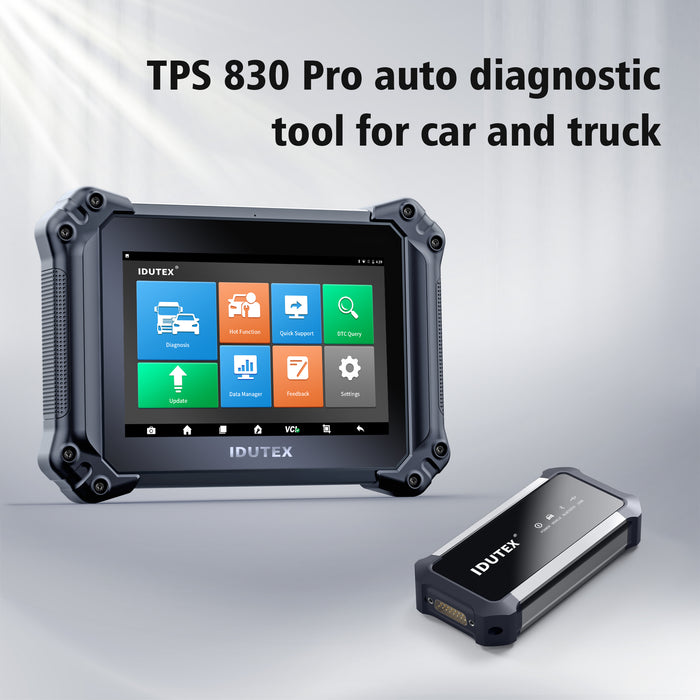 IDUTEX TPS 830 Pro auto diagnostictool for car (12V)and truck(24V) - TruckdiagMall