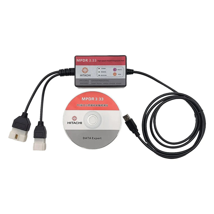 New Scanner for Hitachi Excavator Diagnostic with MPDR Software 3.33 Hitachi  ZW-6 ZW-5 ZW-1 ZXW-6 ZXW-5 ZXW-3 ZXW-1 ZW EX - TruckdiagMall